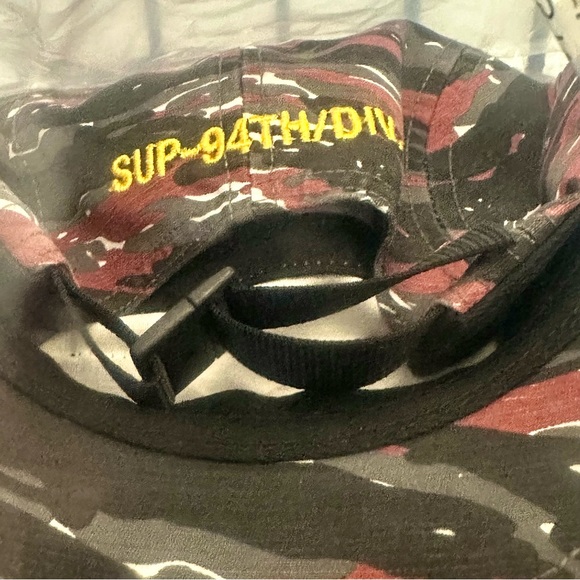 Supreme Red Tiger Military Camp Cap - SS24 - Picture 2 of 5